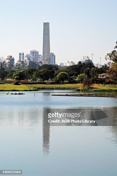 Ibirapuera Park, Obelisco, Sao Paulo, Brazil.