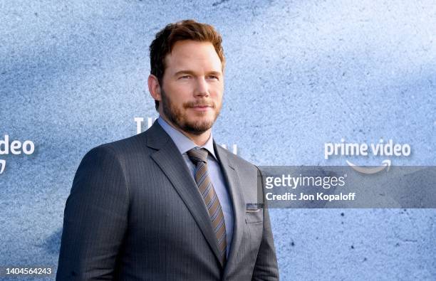 Chris Pratt attends "The Terminal List" Los Angeles premiere at DGA Theater Complex on June 22, 2022 in Los Angeles, California.