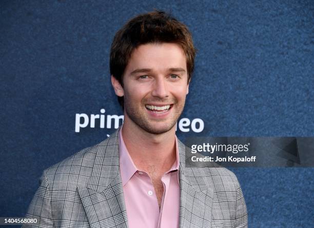 Patrick Schwarzenegger attends "The Terminal List" Los Angeles premiere at DGA Theater Complex on June 22, 2022 in Los Angeles, California.