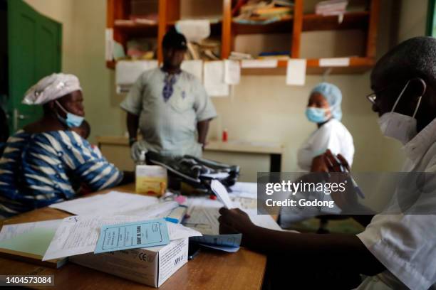 African hospital. Pediatric unit. Medical consultation. Benin.