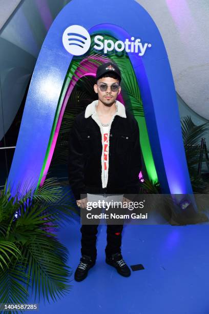 Jossef attends Premios Tu Musica Urbano at Casa Spotify at Perla at La Concha Resort on June 22, 2022 in San Juan, Puerto Rico.