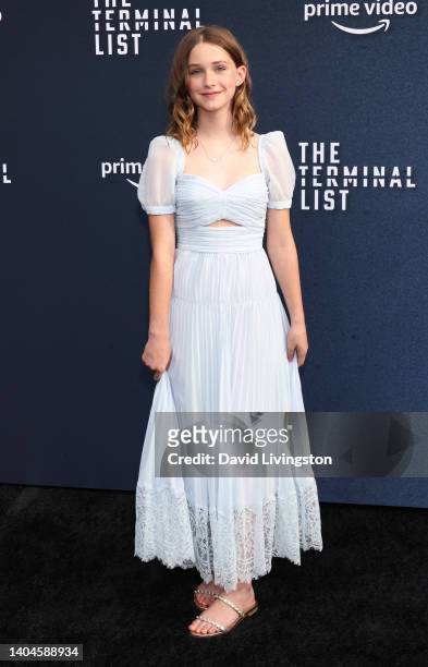 Arlo Mertz attends "The Terminal List" Los Angeles premiere at the DGA Theater Complex on June 22, 2022 in Los Angeles, California.