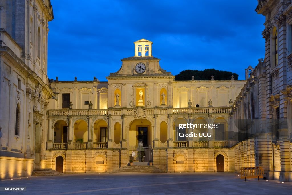 Lecce (Italy, Apulia, province of Lecce) piazza Duomo, Bishop's Palace