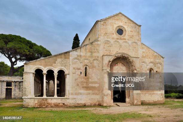 Lecce, Casalabate township of Abbey of Santa Maria di Cerrate, the church.