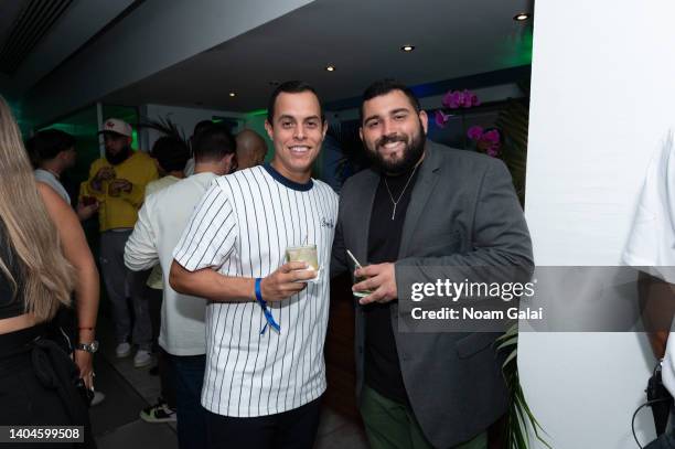 People attend Premios Tu Musica Urbano at Casa Spotify at Perla at La Concha Resort on June 22, 2022 in San Juan, Puerto Rico.