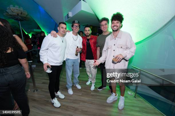 Sin Suela attends Premios Tu Musica Urbano at Casa Spotify at Perla at La Concha Resort on June 22, 2022 in San Juan, Puerto Rico.