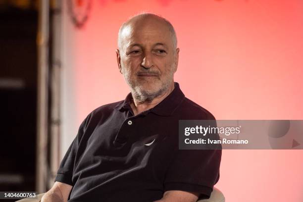 André Aciman attends the 10th Salerno Letteratura 2022 on June 18, 2022 in Salerno, Italy.