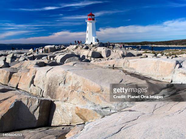 The lighthouse at Peggy's Cove, Nova Scotia Canada 5p.