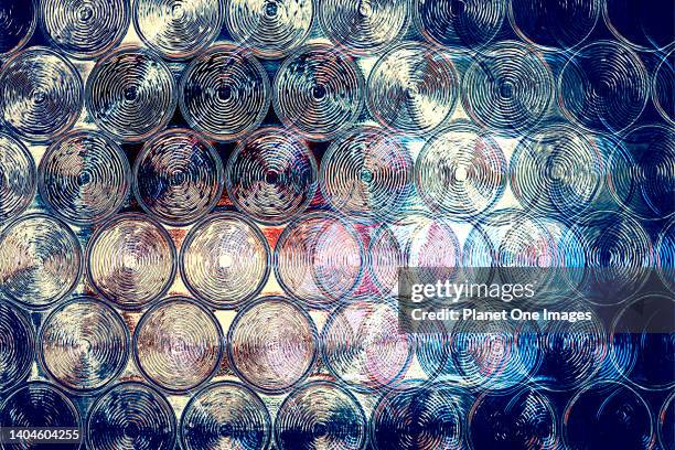 External pub bullseye glass window in Cambridge, looking in 1.