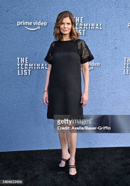 Jeanne Tripplehorn attends the "The Terminal List" Los Angeles Premiere at DGA Theater Complex on June 22, 2022 in Los Angeles, California.