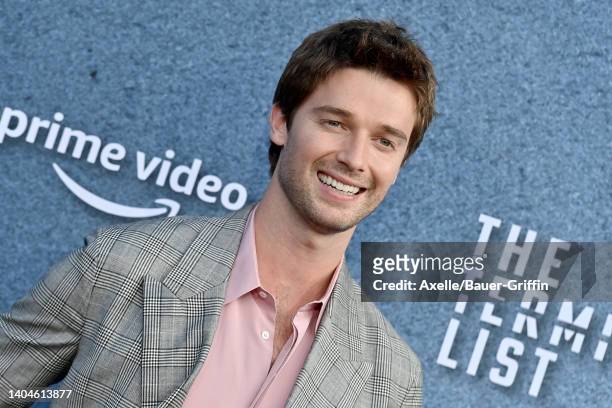 Patrick Schwarzenegger attends the "The Terminal List" Los Angeles Premiere at DGA Theater Complex on June 22, 2022 in Los Angeles, California.