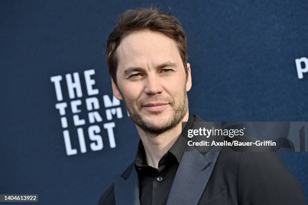 Taylor Kitsch attends the "The Terminal List" Los Angeles Premiere at DGA Theater Complex on June 22, 2022 in Los Angeles, California.