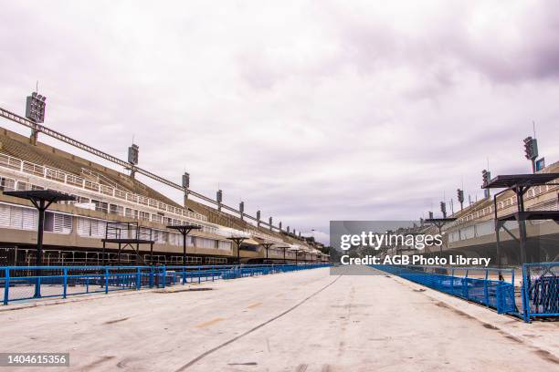 Sambodromo da Marquês de Sapucaí, The Marquis de Sapucai Sambadrome, Rio de Janeiro, Brazil.