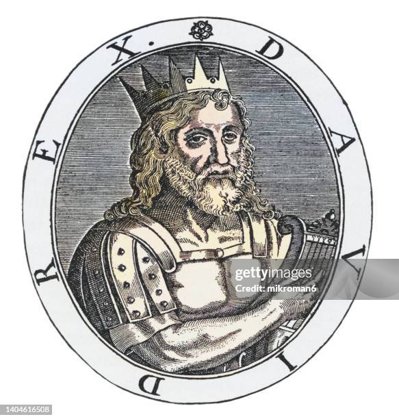 portrait of david, king of israel - david stock pictures, royalty-free photos & images