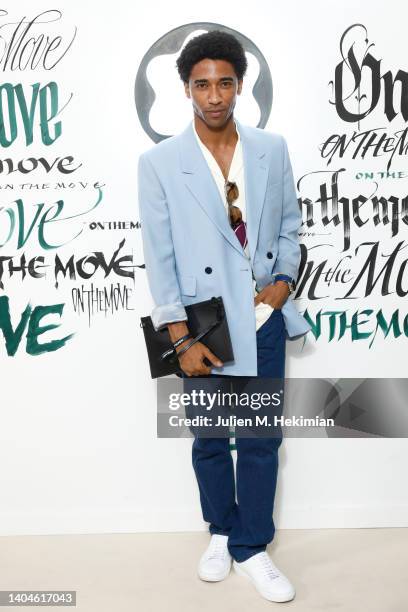 Alberto Malanchino attends Montblanc Cocktail : "On The Move" Montblanc Extreme Launch At Palais Galliera at Palais Galliera on June 22, 2022 in...