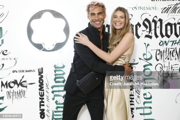 Jon Kortajarena an attend Montblanc Cocktail : "On The Move" Montblanc Extreme Launch At Palais Galliera at Palais Galliera on June 22, 2022 in...