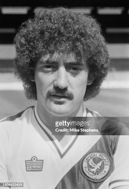 Portrait of Welsh professional footballer Terry Boyle, Defender for Crystal Palace Football Club on 28th August 1979 at the Selhurst Park ground in...