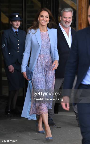 Catherine, Duchess of Cambridge visits Fitzwilliam Museum with Prince William, Duke of Cambridge during an official visit to Cambridgeshire on June...