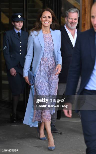 Catherine, Duchess of Cambridge visits Fitzwilliam Museum with Prince William, Duke of Cambridge during an official visit to Cambridgeshire on June...