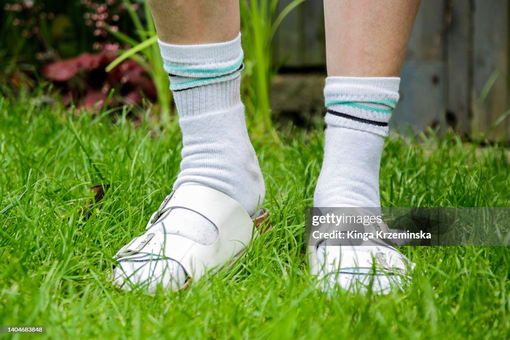 Socks with sandals