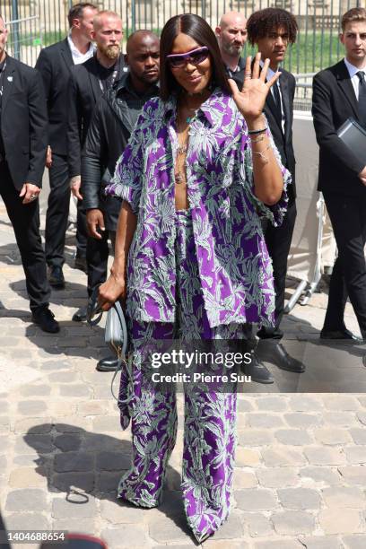 Naomi Campbell attends the Louis Vuitton Menswear Spring Summer 2023  News Photo - Getty Images