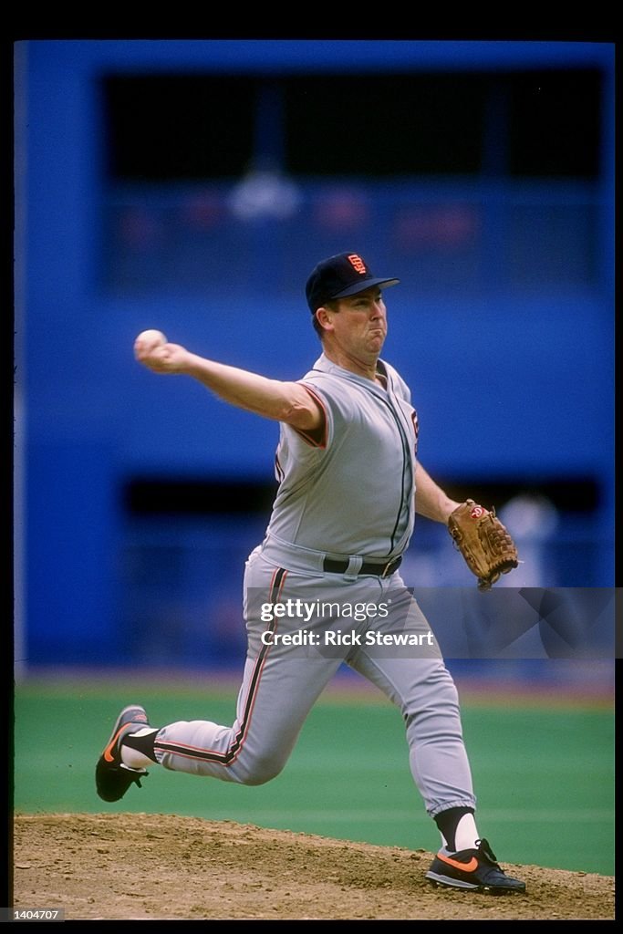 Pitcher Rausch Pitcher Rick Reuschel of the San Francisco Giants prepares to throw ...