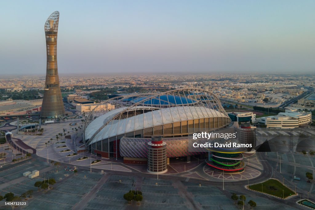 Aerial Views Of FIFA World Cup Qatar 2022 Venues