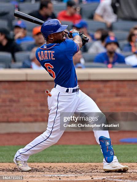 Mars Mets Starling Marte of the New York Mets in action during the game against ...