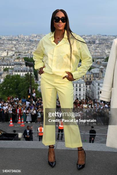 Naomi Campbell attends the AMI - Alexandre Mattiussi Menswear Spring Summer 2023 show as part of Paris Fashion Week on June 23, 2022 in Paris, France.