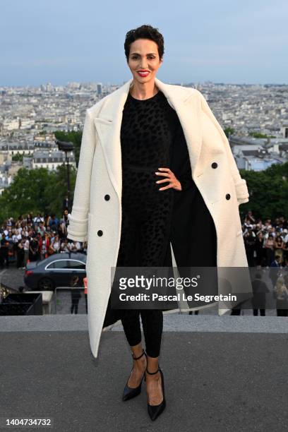 Farida Khelfa attends the AMI - Alexandre Mattiussi Menswear Spring Summer 2023 show as part of Paris Fashion Week on June 23, 2022 in Paris, France.