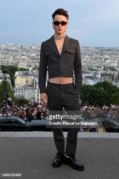 Pol Granch attends the AMI - Alexandre Mattiussi Menswear Spring Summer 2023 show as part of Paris Fashion Week on June 23, 2022 in Paris, France.