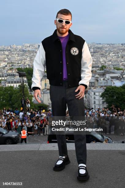 Angus Cloud attends the AMI - Alexandre Mattiussi Menswear Spring Summer 2023 show as part of Paris Fashion Week on June 23, 2022 in Paris, France.