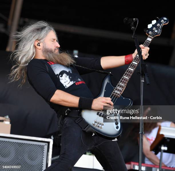 NorwayBrendt Hinds of Mastodon performs at the Tons Of Rock Festival on June 23, 2022 in Oslo, Norway.