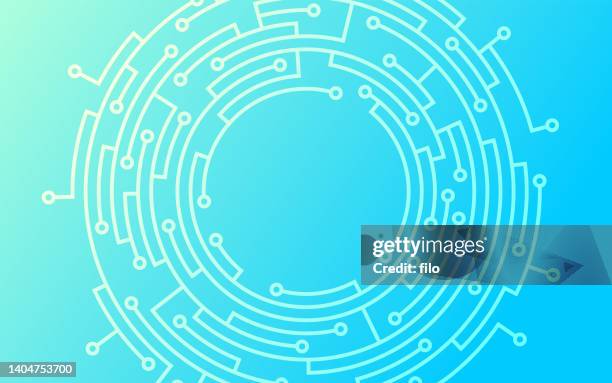 circuit board abstract networking computer technology background pattern - computer cable stock illustrations