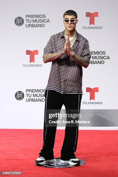 Lunay attends Premios Tu Música Urbano 2022 on June 23, 2022 in San Juan, Puerto Rico.