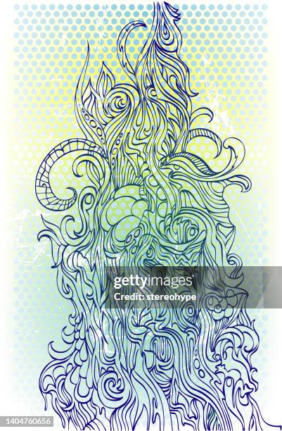 imagination's tree trunk - tree bark texture stock illustrations