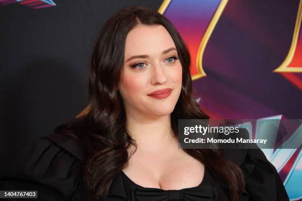 Kat Dennings attends the Marvel Studios "Thor: Love And Thunder" Los Angeles Premiere at El Capitan Theatre on June 23, 2022 in Los Angeles,...