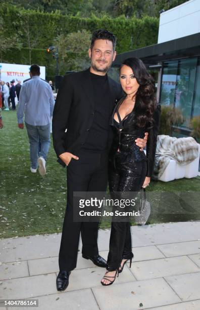 Nick Hardy and Vanessa Villela attend as Netflix hosts Open House Cocktail Party celebrating their Real Estate and Home Renovation Unscripted Series...