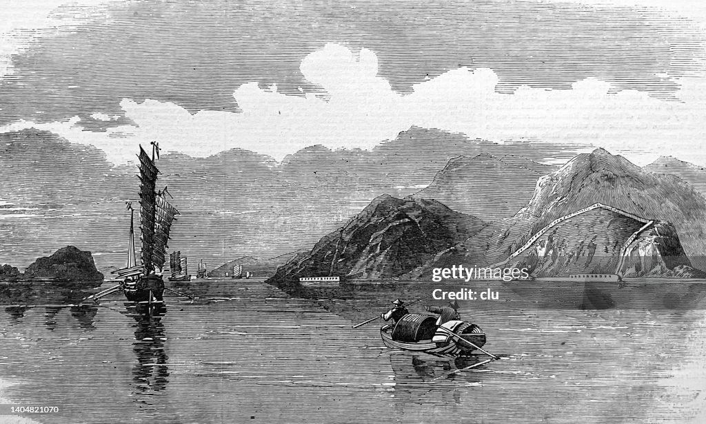 China Bocca Tigris And The Bogue Forts HighRes Vector Graphic Getty