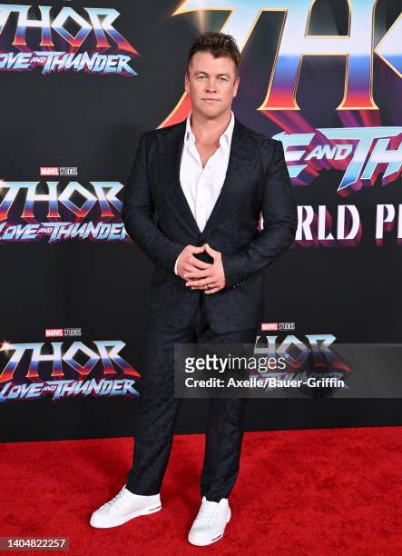 Luke Hemsworth attends Marvel Studios "Thor: Love and Thunder" Los Angeles Premiere at El Capitan Theatre on June 23, 2022 in Los Angeles, California.