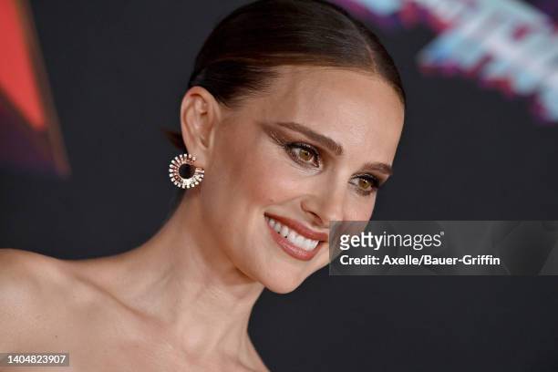 Natalie Portman attends Marvel Studios "Thor: Love and Thunder" Los Angeles Premiere at El Capitan Theatre on June 23, 2022 in Los Angeles,...
