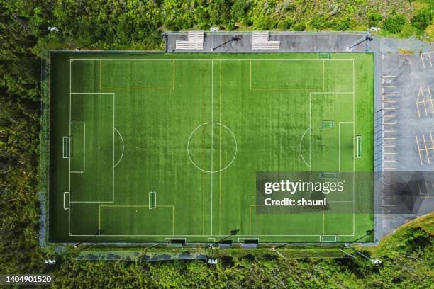 empty soccer field - turf stock pictures, royalty-free photos & images