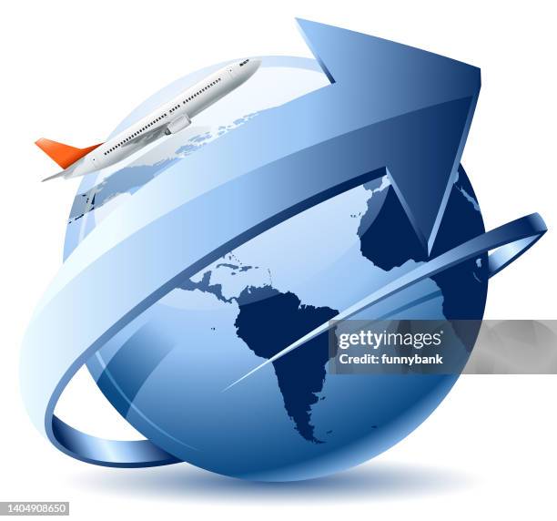 air transportation - washington dc summer stock illustrations