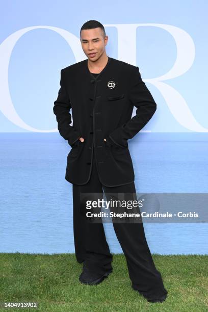 Olivier Rousteing attends the Dior Homme Menswear Spring Summer 2023 show as part of Paris Fashion Week on June 24, 2022 in Paris, France.
