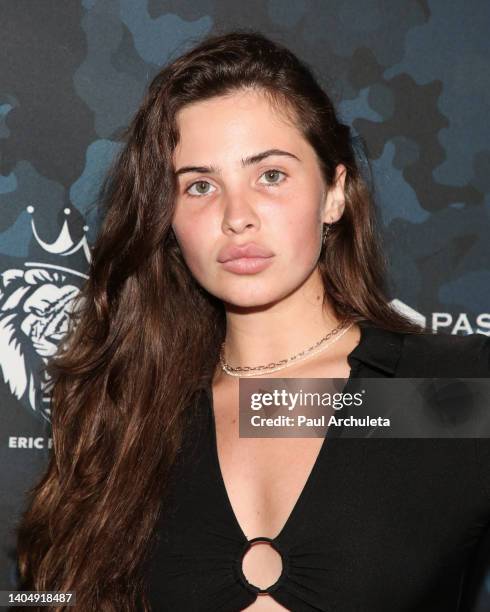 Model Apolona Muzyka attends the 6th Annual "Babes In Toyland" Support Our Troops event at Avalon Hollywood & Bardot on June 09, 2022 in Los Angeles,...