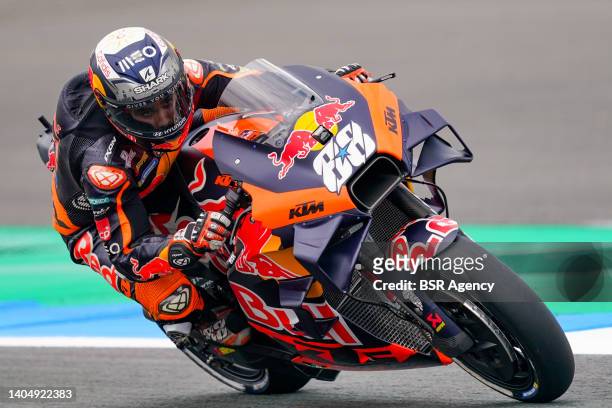Miguel Oliveira of Red Bull KTM Factory Racing and Portugal during the Free Practice prior to the MotoGP of Netherlands at TT Assen on June 24, 2022...