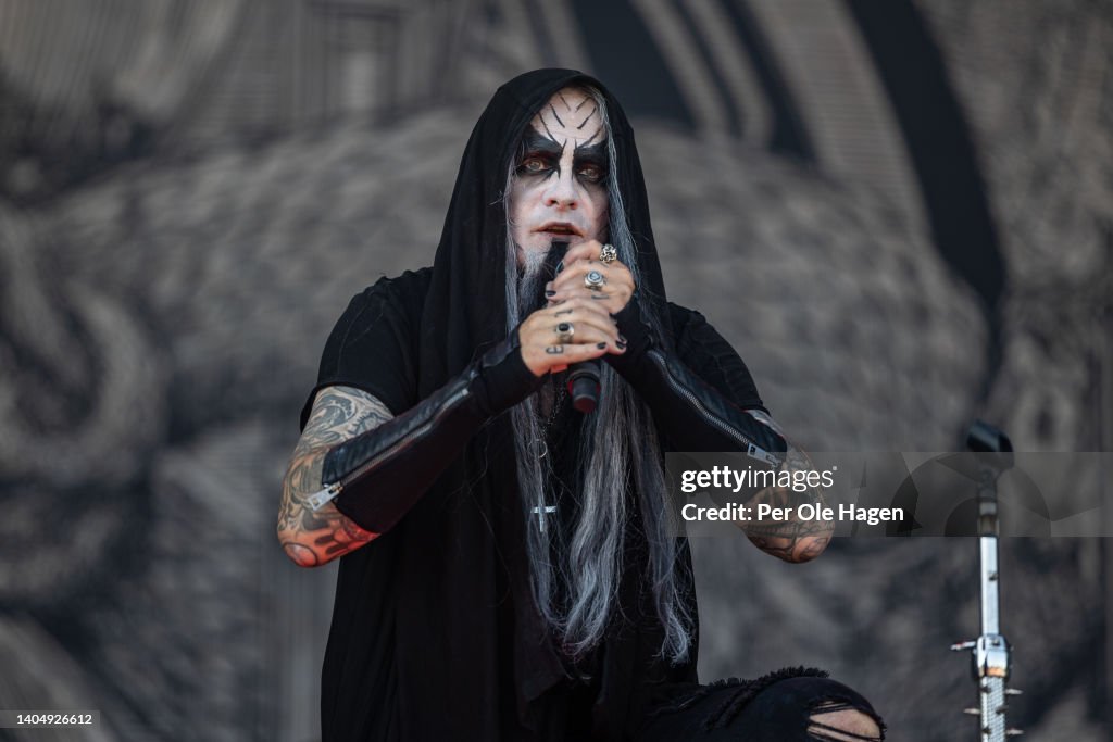 Shagrath of Dimmu Borgir performs on stage at the Tons of Rock News  Photo - Getty Images