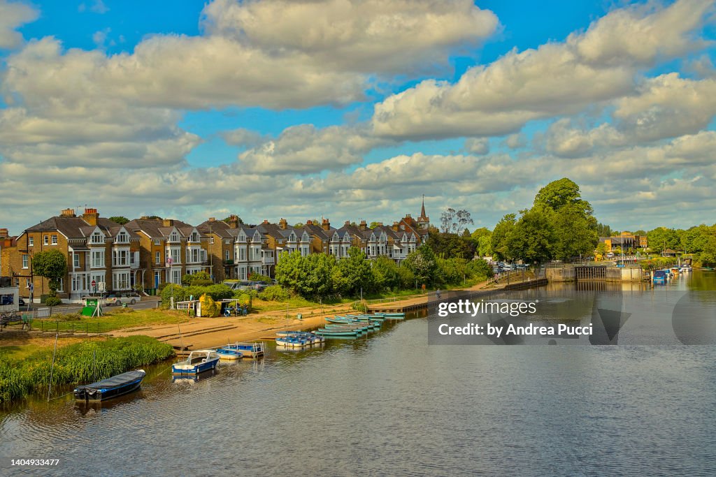 Molesey riverside, Surrey, United Kingdom