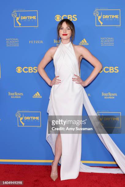 Cait Fairbanks attends the 49th Daytime Emmy Awards at Pasadena Convention Center on June 24, 2022 in Pasadena, California.
