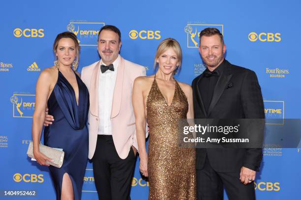 Arianne Zucker, Ron Carlivati, Stacy Haiduk and Eric Martsolf attend the 49th Daytime Emmy Awards at Pasadena Convention Center on June 24, 2022 in...